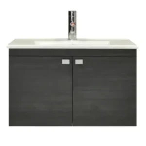 Speciale Aanbieding Sanicare Q5 badkamermeubel 2 deurs 80 cm antraciet