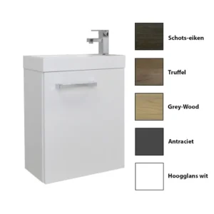 Direct Beschikbaar Sanicare Q40 toiletmeubel 40 cm schots-eiken