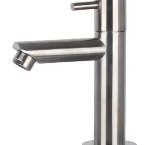 Differnz Mix toiletkraan RVS look recht fonteinkraan Op = Op