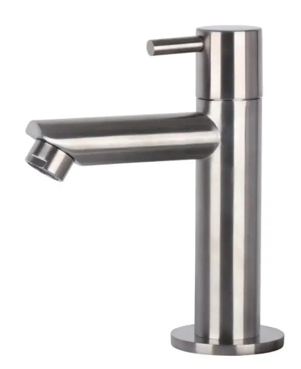 Differnz Mix toiletkraan RVS look recht fonteinkraan Op = Op