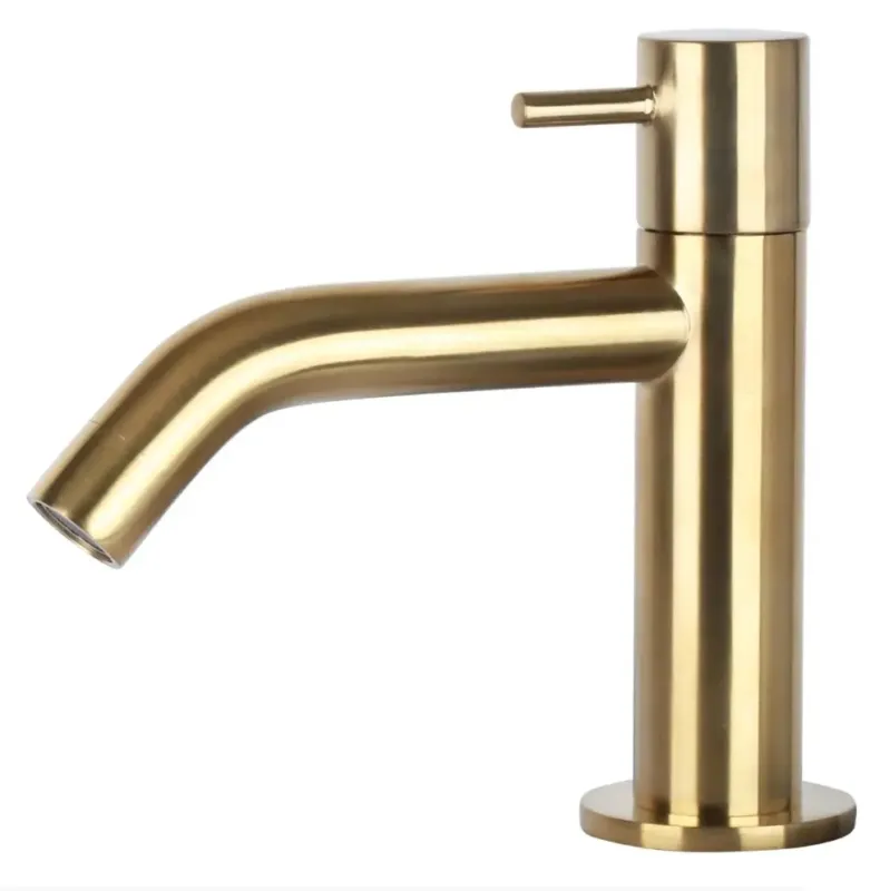 Differnz Mix toiletkraan geborsteld messing goud gebogen fonteinkraan Speciale Aanbieding