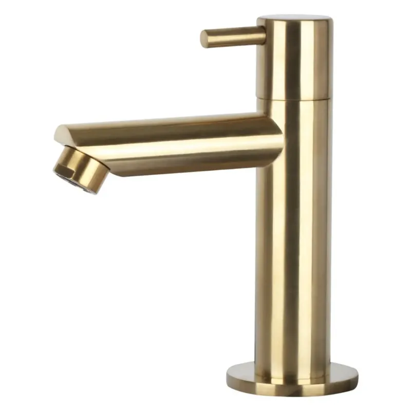 Hoge Kwaliteit Differnz Mix toiletkraan geborsteld messing goud recht fonteinkraan