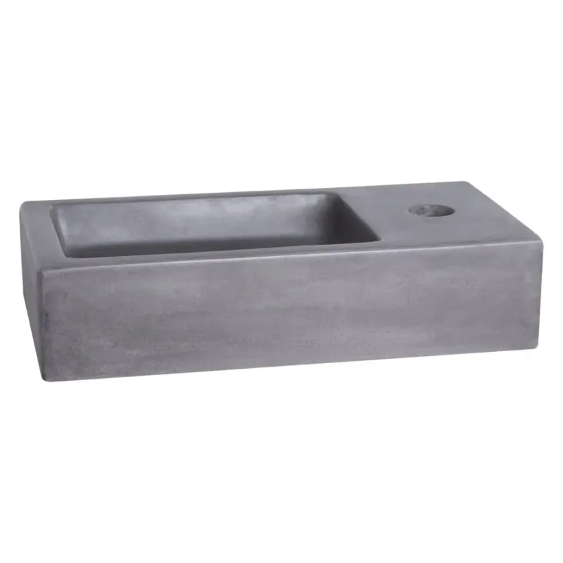 Differnz Ravo fontein 38.5x18.5x9cm beton donker grijs Nu Kopen