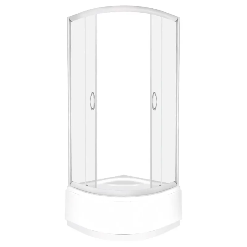 Shop Nu Kerra Lava douchecabine kwartrond 80x80cm incl. douchebak
