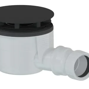 Sapho Black douchebak sifon mat zwart 90mm Beste Prijs