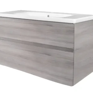 Best Design Quick 80cm greeploos badkamermeubel grijs eiken Premium