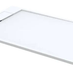 Direct Verzonden Best Design Decent solid surface douchebak mat wit 180x90x4,5cm