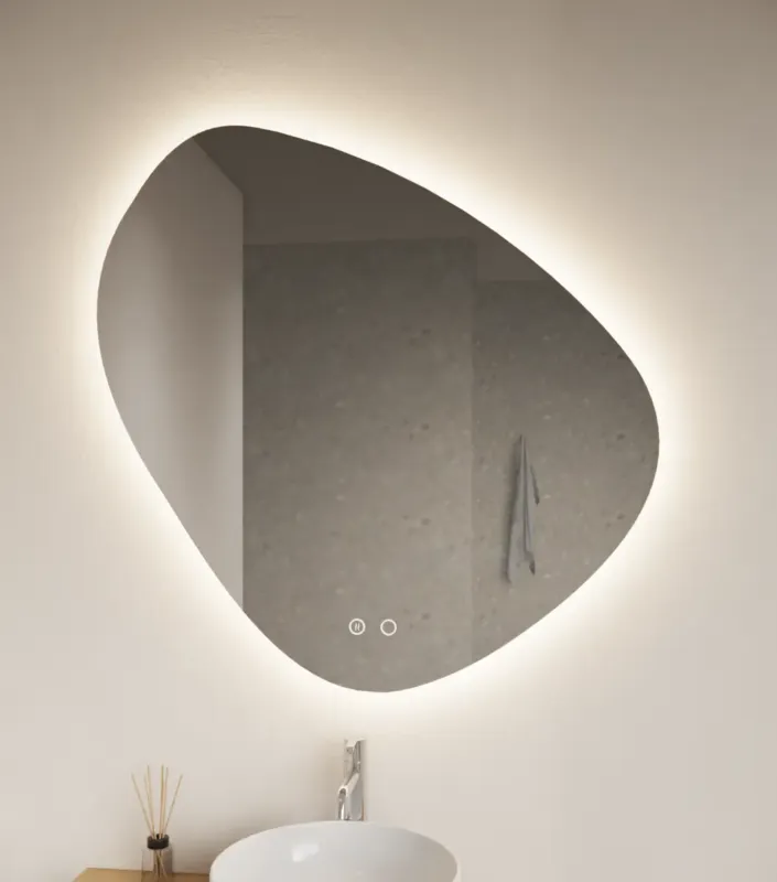 Must-Have Gliss Design Fury spiegel met LED-verlichting 120x120cm
