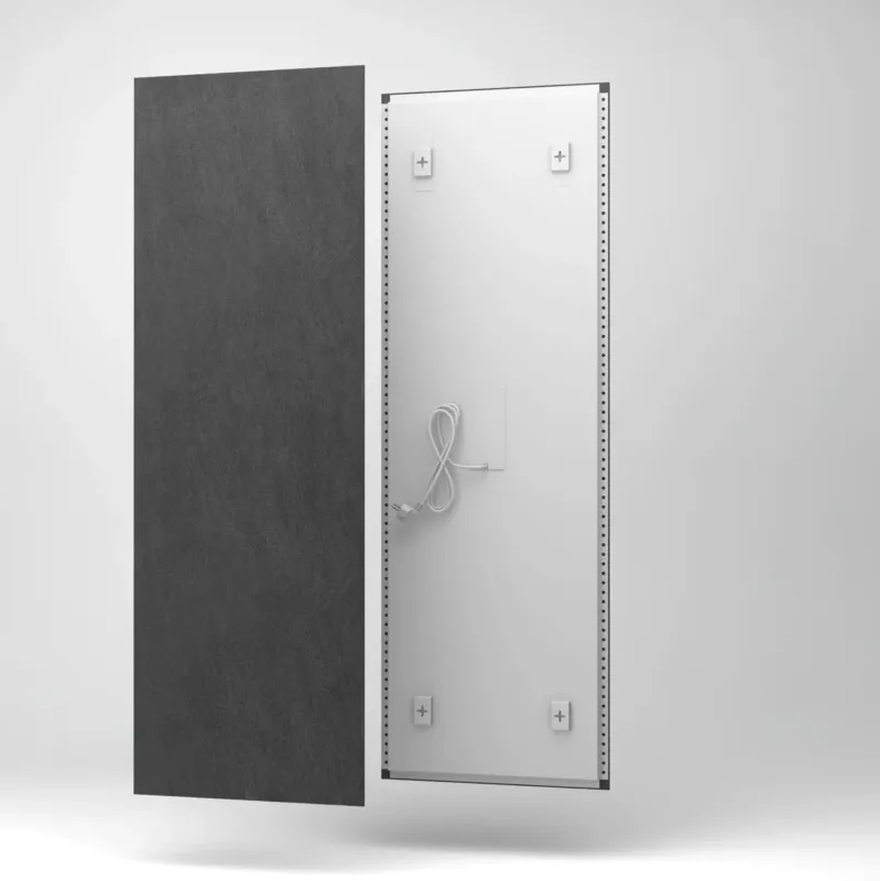 Laatste Versie Ecosun CR500 keramisch infrarood paneel basalt zwart 120x40cm 500W