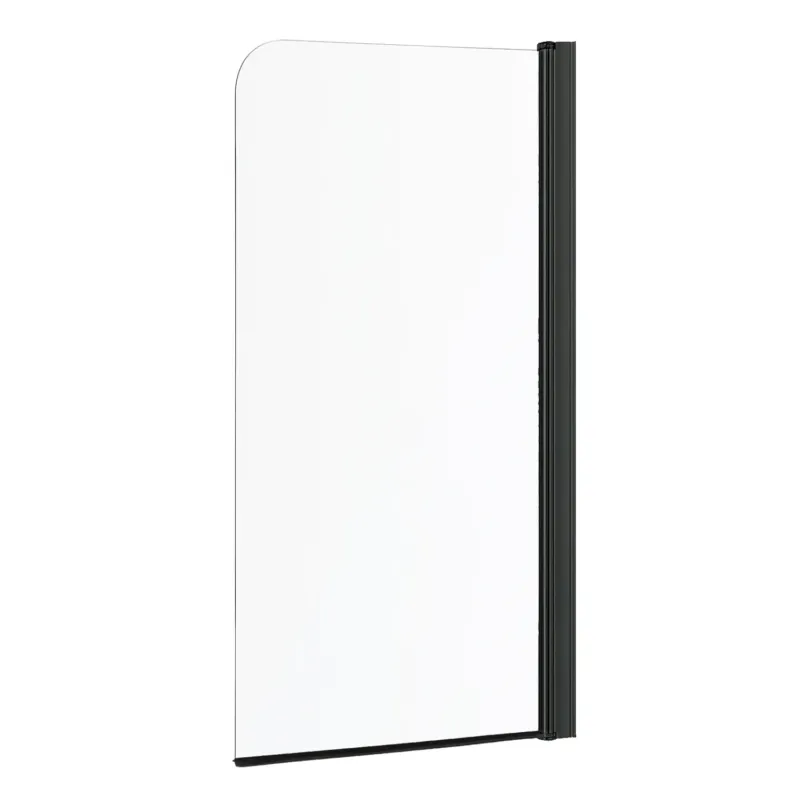 Kerra Crystal 1 badwand 150x80cm mat zwart Meest Verkocht