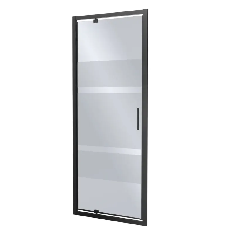 Kerra Tomar douchedeur 80x190cm mat zwart Express Levering