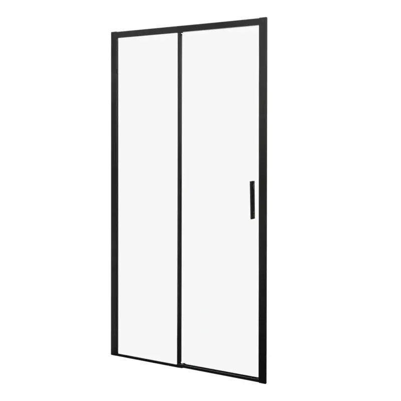 Seizoensaanbieding Kerra Silves douchedeur 100x190cm zwart