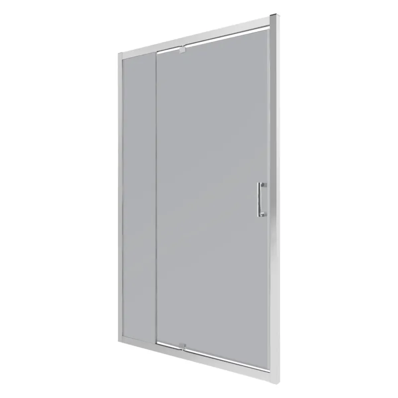 Seizoensaanbieding Kerra Optimo D3 douchedeur grijsglas 140x190cm chroom