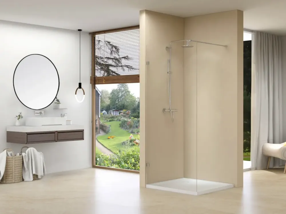 van Rijn ST01 profielloze inloopdouche 110x200cm chroom Hete Deal