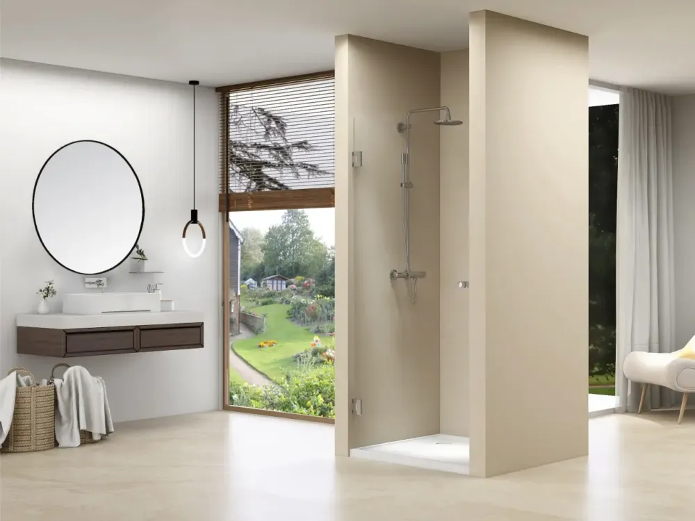 Actieprijs van Rijn ST01 profielloze nisdeur 100cm chroom