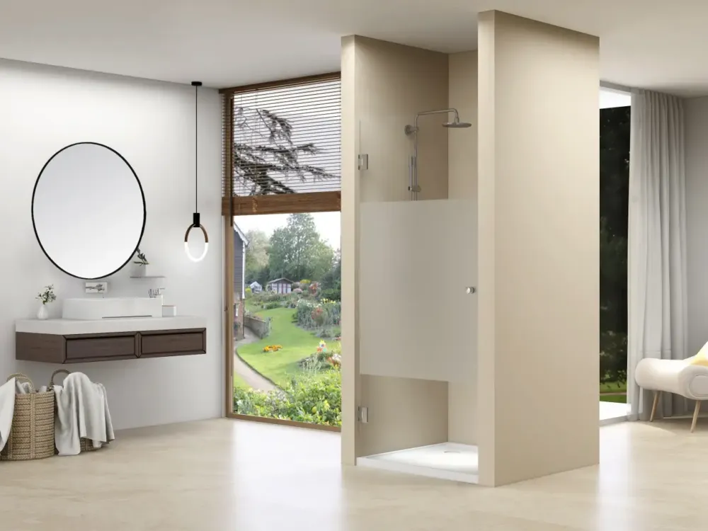 van Rijn ST01 profielloze nisdeur met privacybaan 80cm RVS Goedkoop