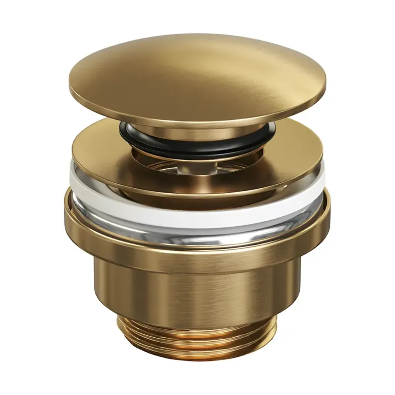 Hoge Kwaliteit Brauer Gold Edition clickwaste geborsteld messing PVD