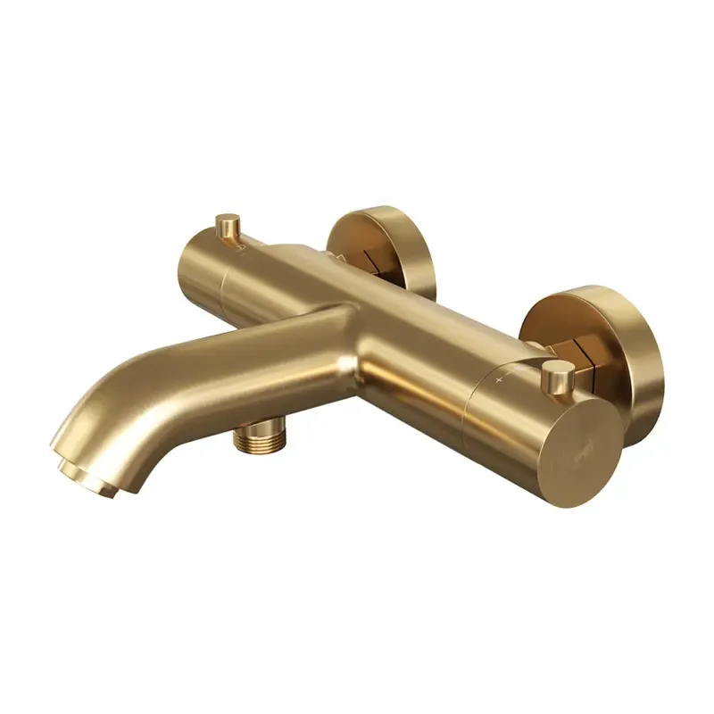 Must-Have Brauer Gold Edition thermostatische badkraan geborsteld messing PVD