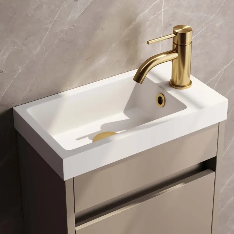 Brauer Gold Edition opbouw fonteinkraan messing geborsteld PVD Gratis Retour