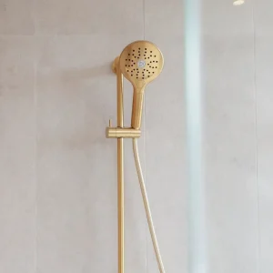 Brauer Gold Edition handdouche met 3 standen 12cm geborsteld messing Alleen Vandaag