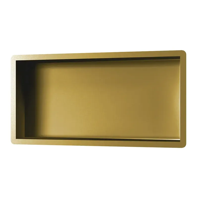 Brauer Gold Edition inbouwnis 30x60cm geborsteld messing PVD Populair