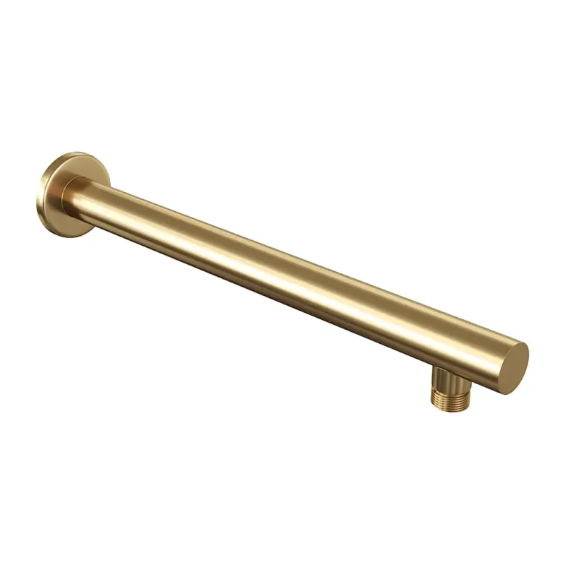 Actieprijs Brauer Gold Edition rechte wandarm geborsteld messing PVD