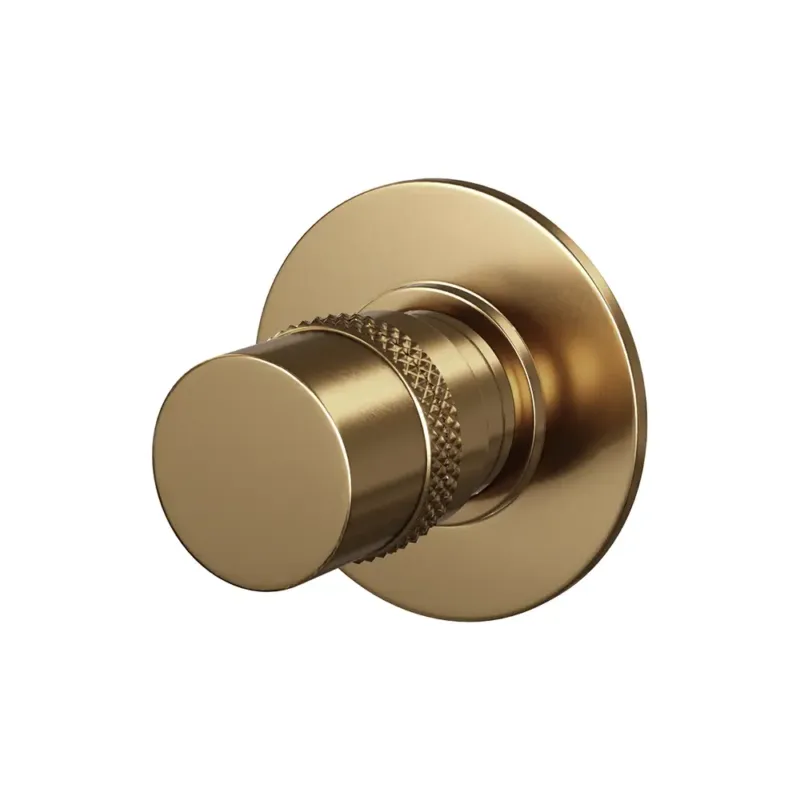 Betaalbaar Brauer Gold Edition stopkraan geborsteld messing PVD
