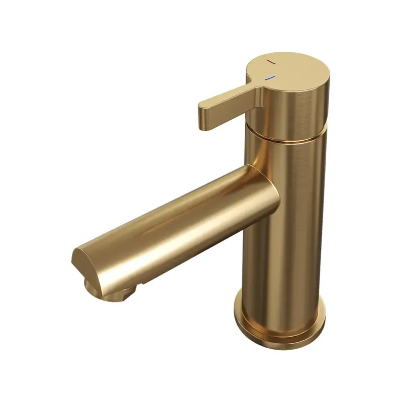Fabrieksprijs Brauer Gold Edition ColdStart wastafelkraan energy-saving model E messing geborsteld PVD