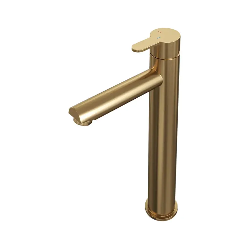 Meest Verkocht Brauer Gold Edition ColdStart verhoogde wastafelkraan energy-saving model D messing geborsteld PVD
