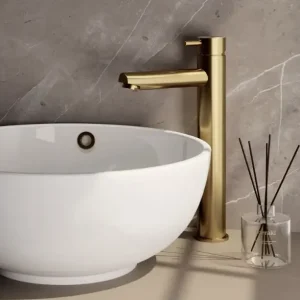Beste Prijs Brauer Gold Edition ColdStart verhoogde wastafelkraan energy-saving model B messing geborsteld PVD