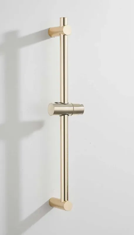 Uitverkoop Saniclear Plus douche glijstang 60cm geborsteld messing mat goud