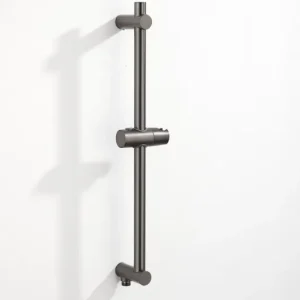 Veilige Betaling Saniclear Plus douche glijstang met wateraansluiting 60cm verouderd ijzer - gunmetal