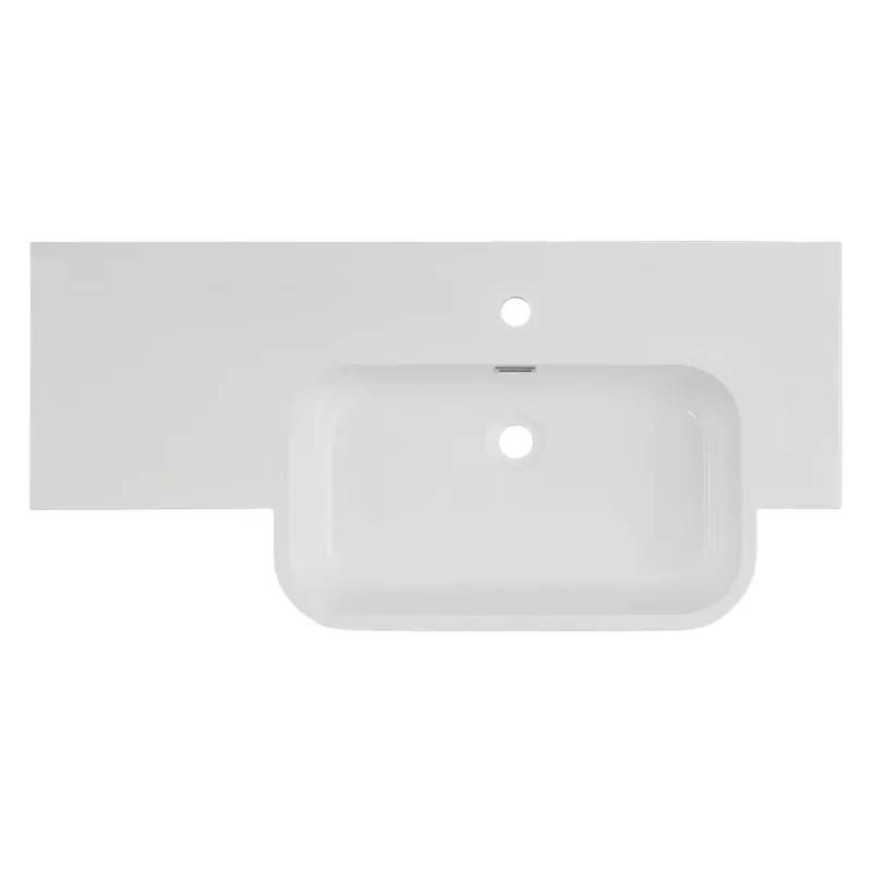 Lage Kosten Differnz Fabulous wastafel 100x48cm wit