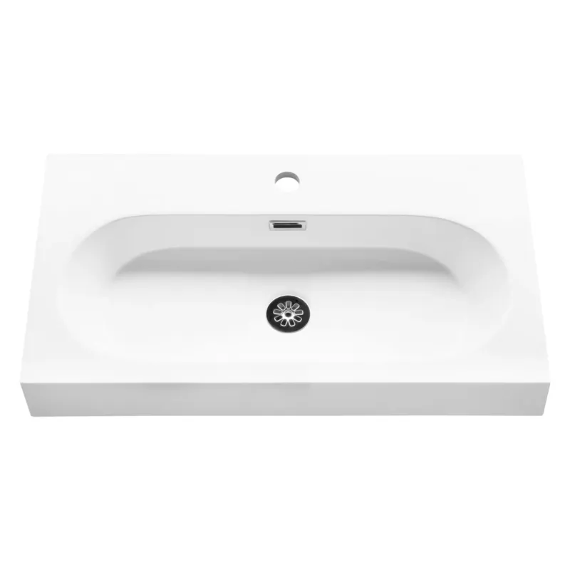 Beperkte Voorraad Differnz Somero wastafel 60x38cm wit