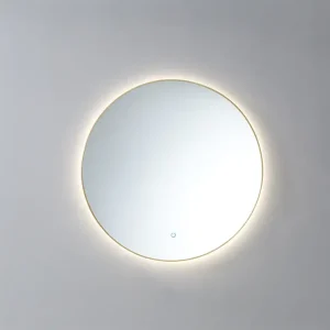 Bestel Nu Lambini Designs Rodo ronde spiegel 100cm met indirecte dimbare verlichting messing geborsteld