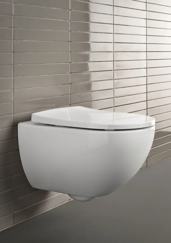 Geberit Acanto wandcloset diepspoel Rimfree met zitting wit Koopje