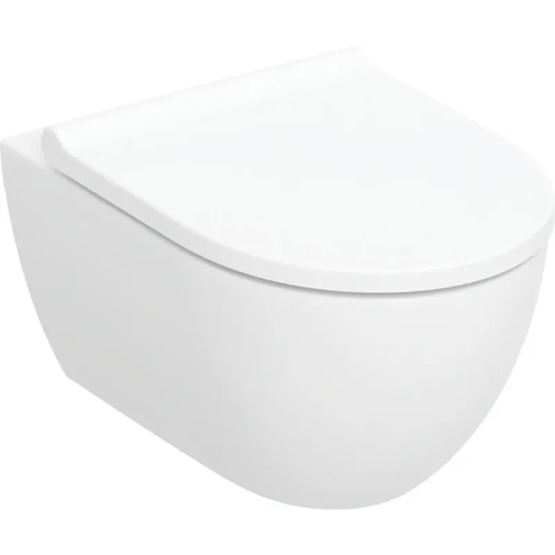 Nu Kopen Geberit Acanto wandcloset diepspoel Rimfree met softclose zitting en Quick-Release wit