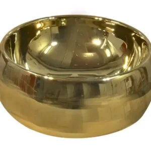 Beperkt Aanbod Kerra KR 802 opbouw waskom rond 40x15.5cm goud