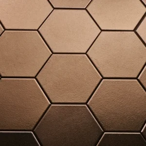 DTG Onda wandtegel hexagon 15x17 aged bronze Goedkoop