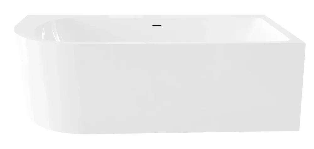 Best Design Munster half vrijstaand bad 180x80cm rechts glans wit Actieprijs