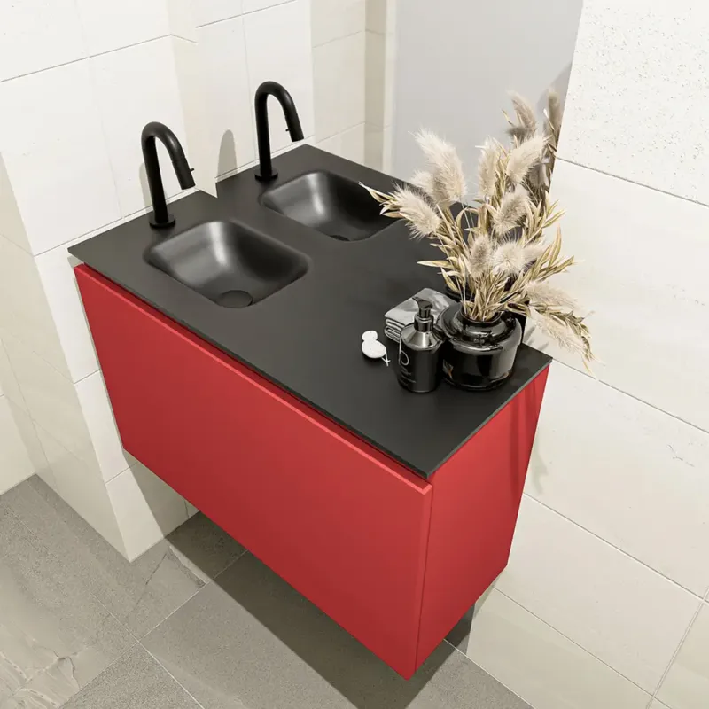 Mondiaz Olan 80cm toiletmeubel fire met wastafel urban links 1 kraangat Koop Online