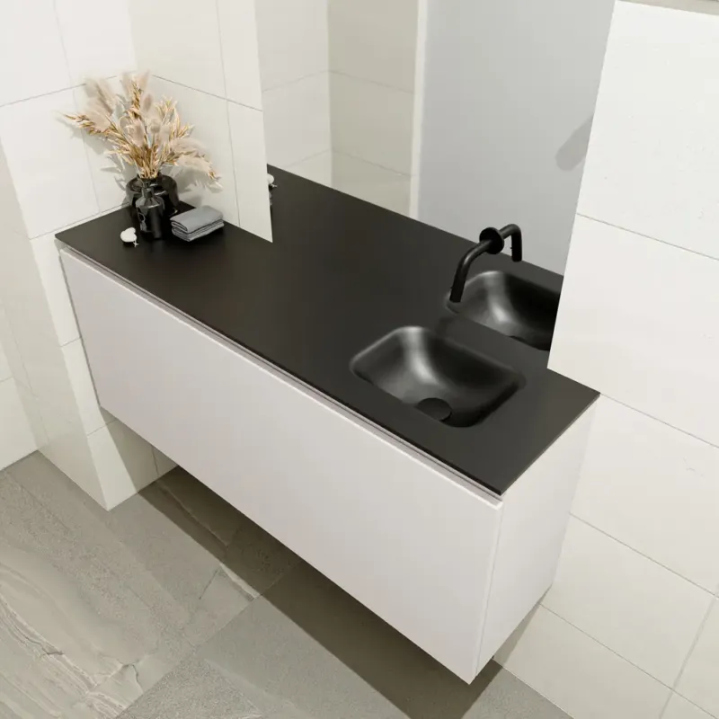 Voordeelprijs Mondiaz Olan 120cm toiletmeubel linen met wastafel urban rechts geen kraangat