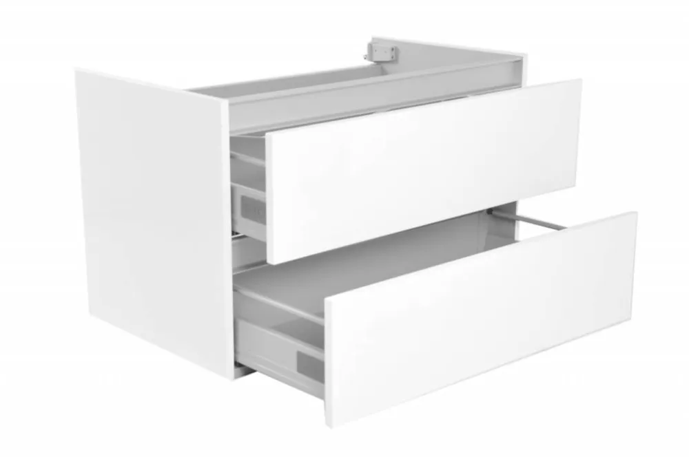Weekendaanbieding Onderkast Luna 80X47 Wit (2 Laden)