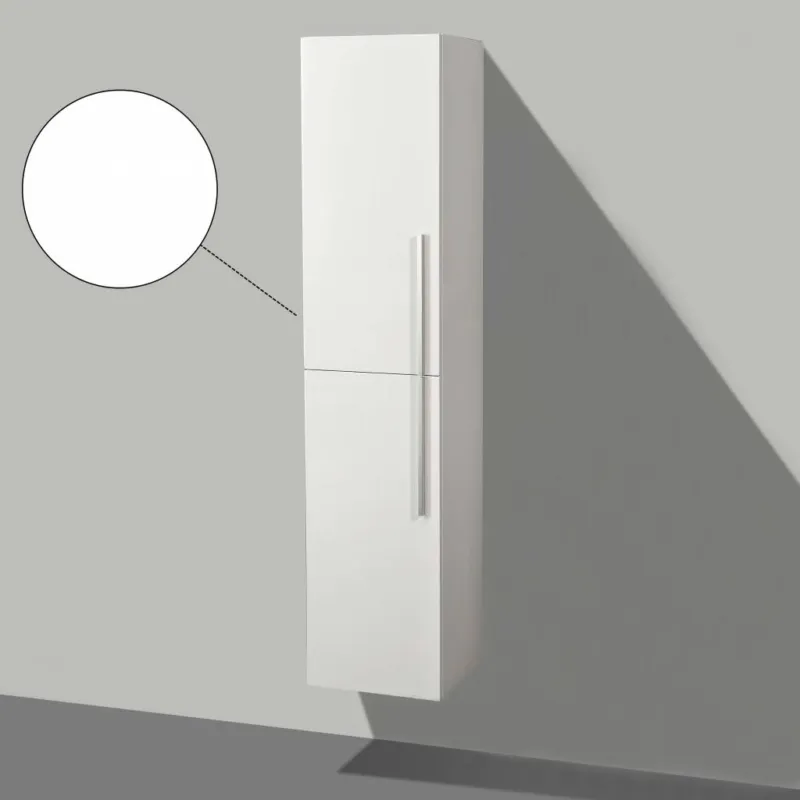 Hoge Kolomkast 35X35X160 Cm Hoogglans Wit Beperkt Aanbod