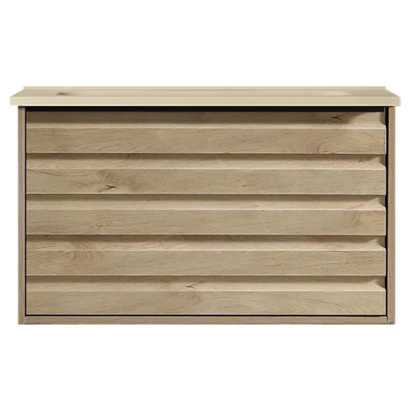 Rechtstreeks Van De Fabrikant Meubelset Differnz Elin 60 cm Eiken/Taupe
