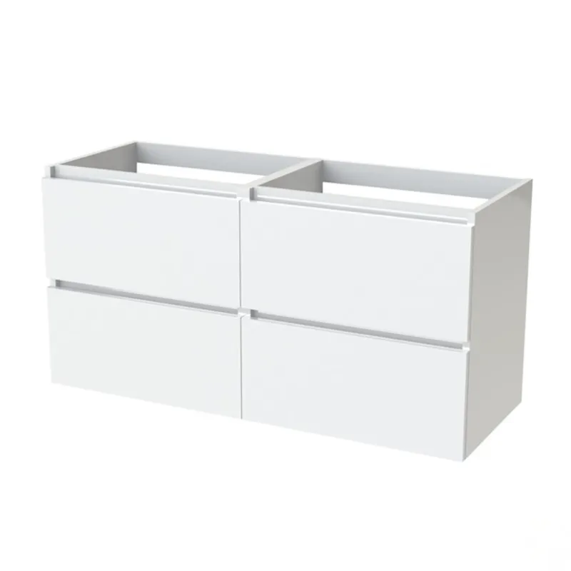 Wastafelonderkast Tiger Loft 120 cm Hoogglans Wit Weekendaanbieding