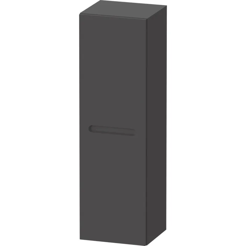 Lage Prijs Badmeubelkast Duravit No.1 Halfhoge Kast Met 1 deur Delen 40x132x36cm Mat Grafiet