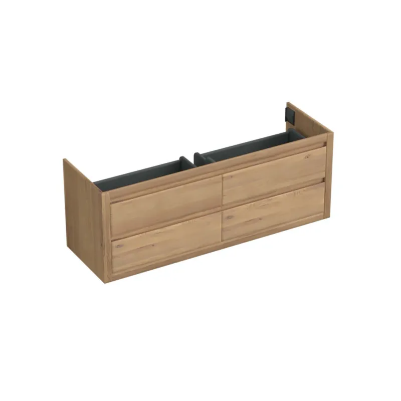 Merkproduct Onderkast Forzalaqua Gela 160x51x60 Cm 4 Softclose Lades Eiken Oyster