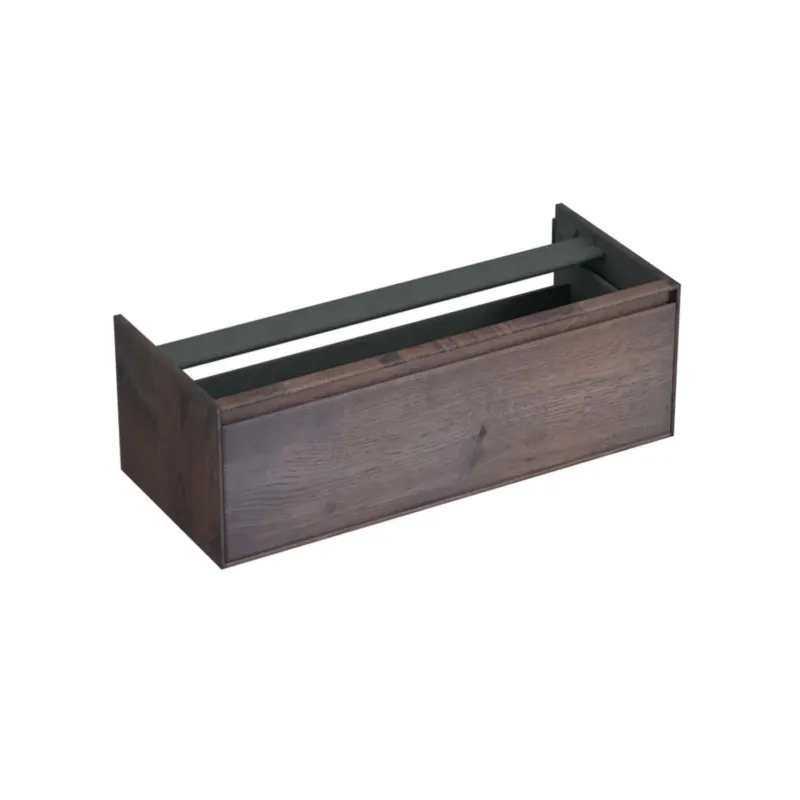 Direct Verzonden Onderkast Forzalaqua Reno 120x51x40 Cm 1 La Softclose Eiken Charcoal
