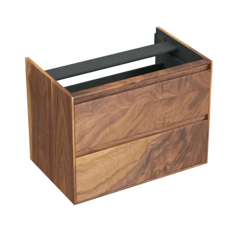 Favoriet Onderkast Forzalaqua Reno 80x51x60 Cm 2 Lades Softclose Noten Pure Walnut